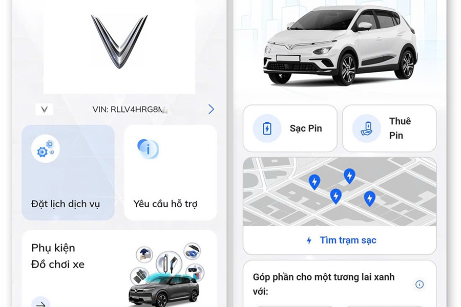 app quản lý xe vinfast