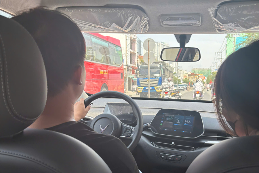 trải nghiệm vf5 tại thanh vinfast miền nam