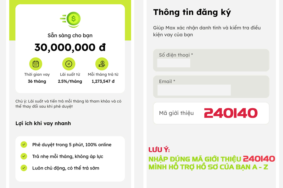 vay nhanh VIB giải ngân nhanh đến 30 triệu đồng - không chứng minh thu nhập