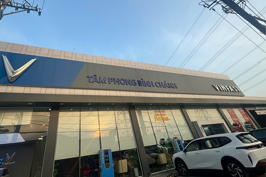 hệ thống vinfast 3s tâm phong bình chánh hcm