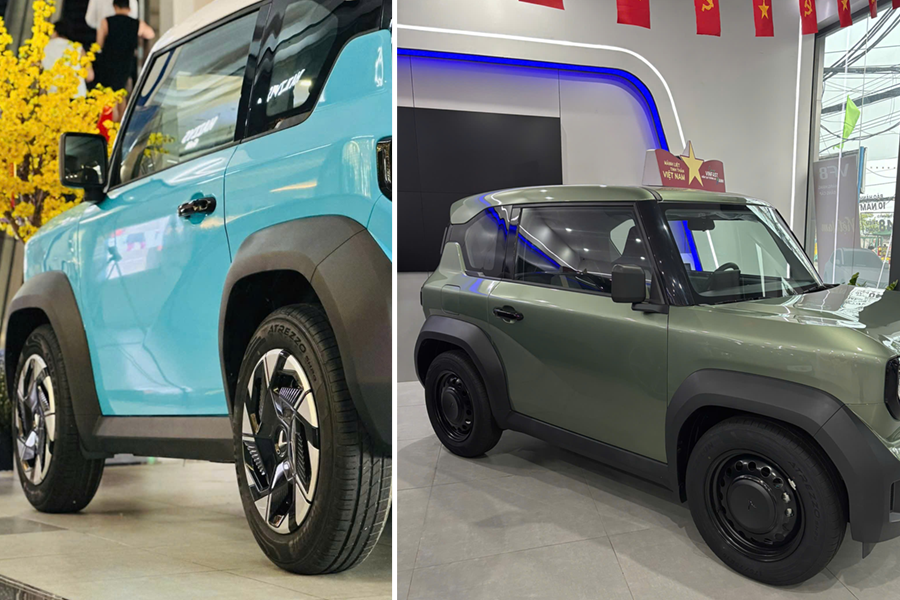 ngoại thất mâm xe vinfast vf3