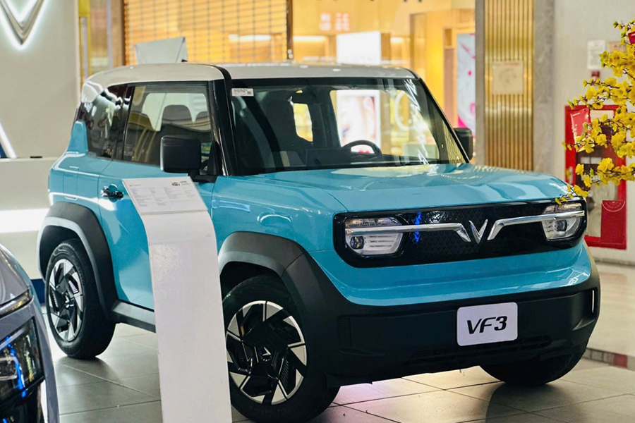 So sánh VinFast VF3 TC1 và TC2 chi tiết ngoại thất.